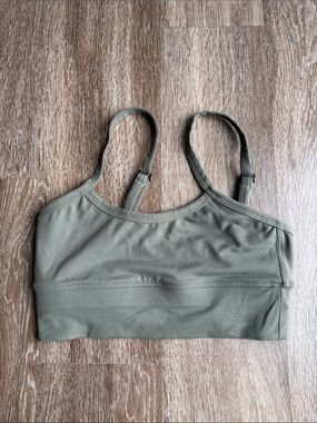 Ethos Women's Olive Green Sports Bra